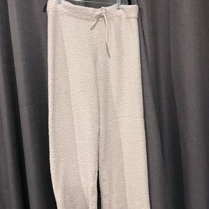 Aerie Cream Marshmallow Pants